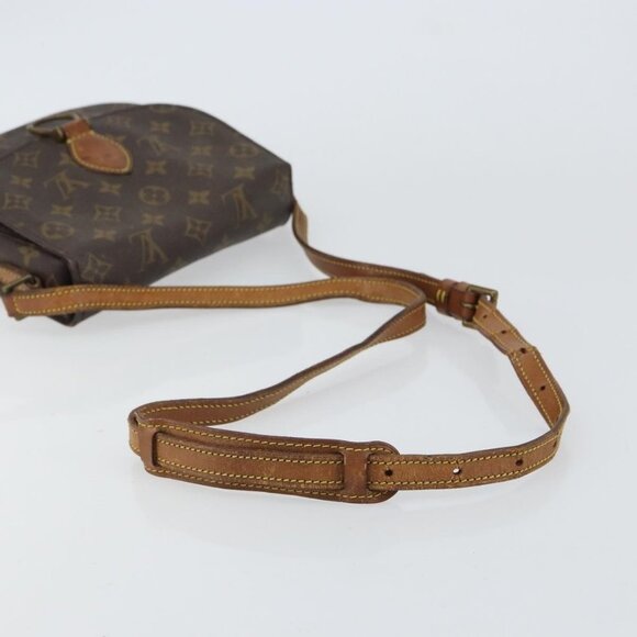 Authentic LOUIS VUITTON Monogram Saint Cloud MM Shoulder Bag M51243 LV - Picture 14 of 16